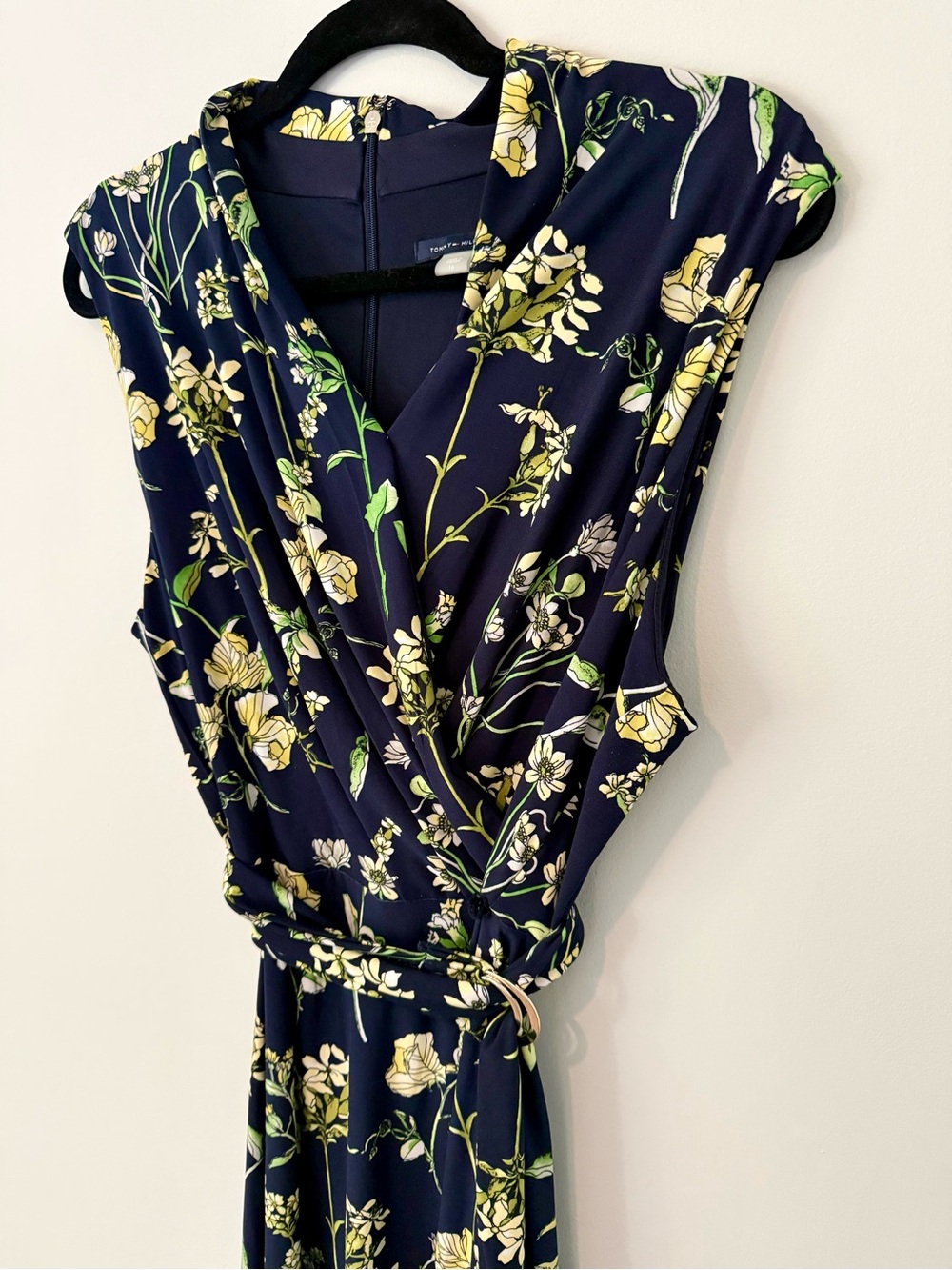 Classic Floral Wrap Midi Dress: Tommy Hilfiger